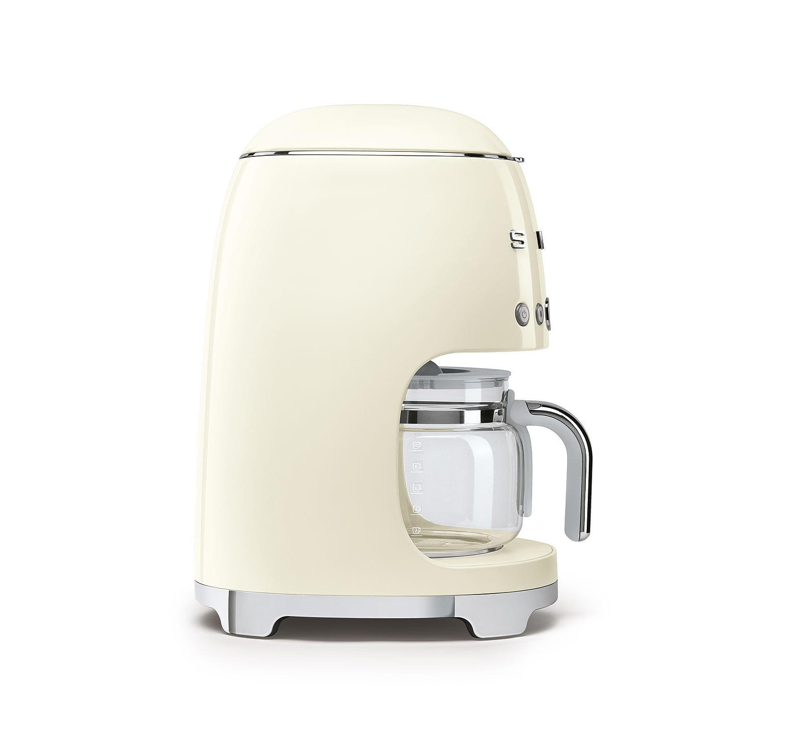 Smeg DCF02CRUS Cream 50's Retro Style Drip Coffee Machine (Open Box) Box Damage gallery