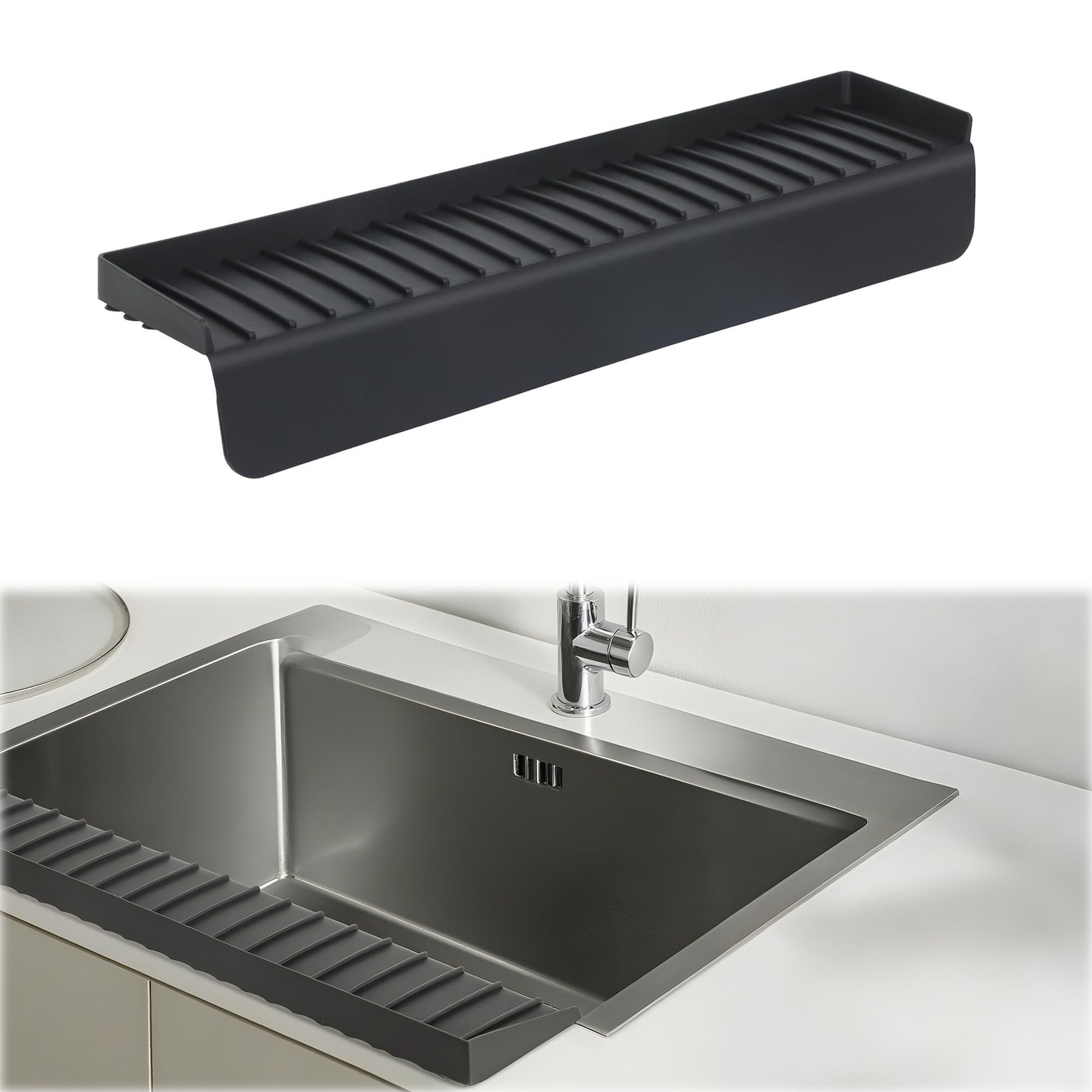 Sink Edge Protectors for Kitchen Single and Double Sink,Kitchen Sinks Splash ... gallery