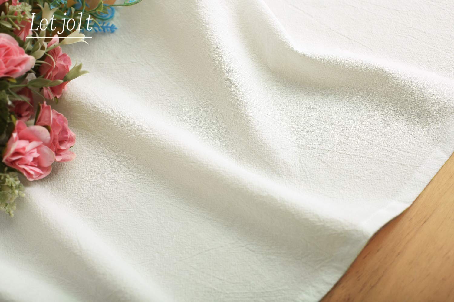 White Table Runner 72 Inches Long gallery
