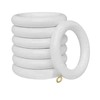 Kirsch Wood Trends Classic Rings, for 1-3/8" pole, White # 5602BB025 gold eyelet gallery