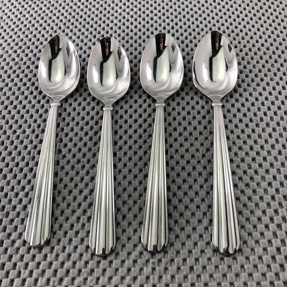 Oneida USA UNITY Stainless Flatware Pieces ~ 4 Teaspoons