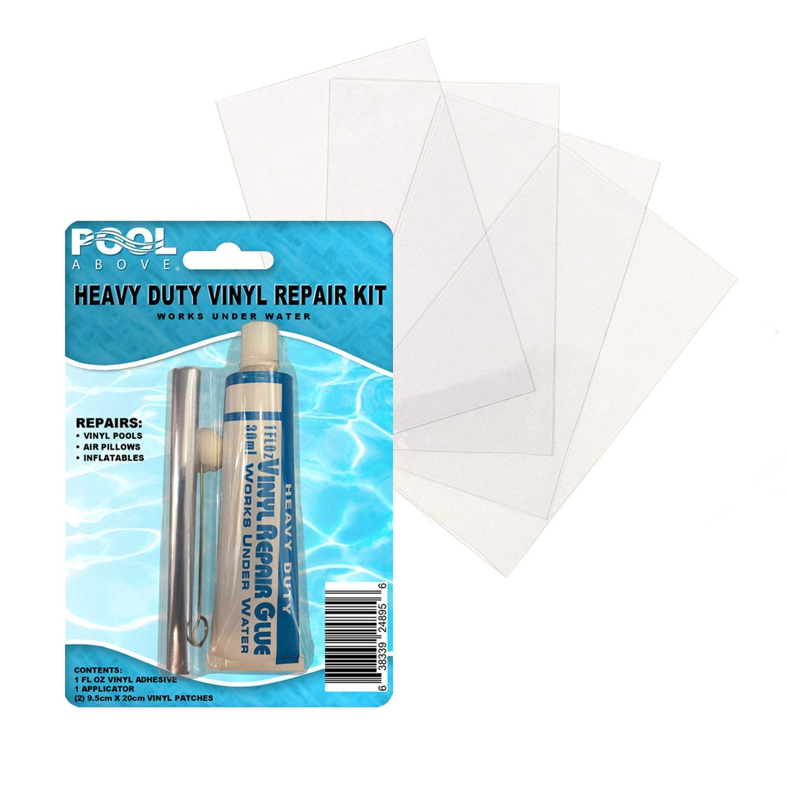 Heavy Duty Vinyl Repair Patch Kit | Vinyl Cement Adhesive Glue and Colored Patch gallery