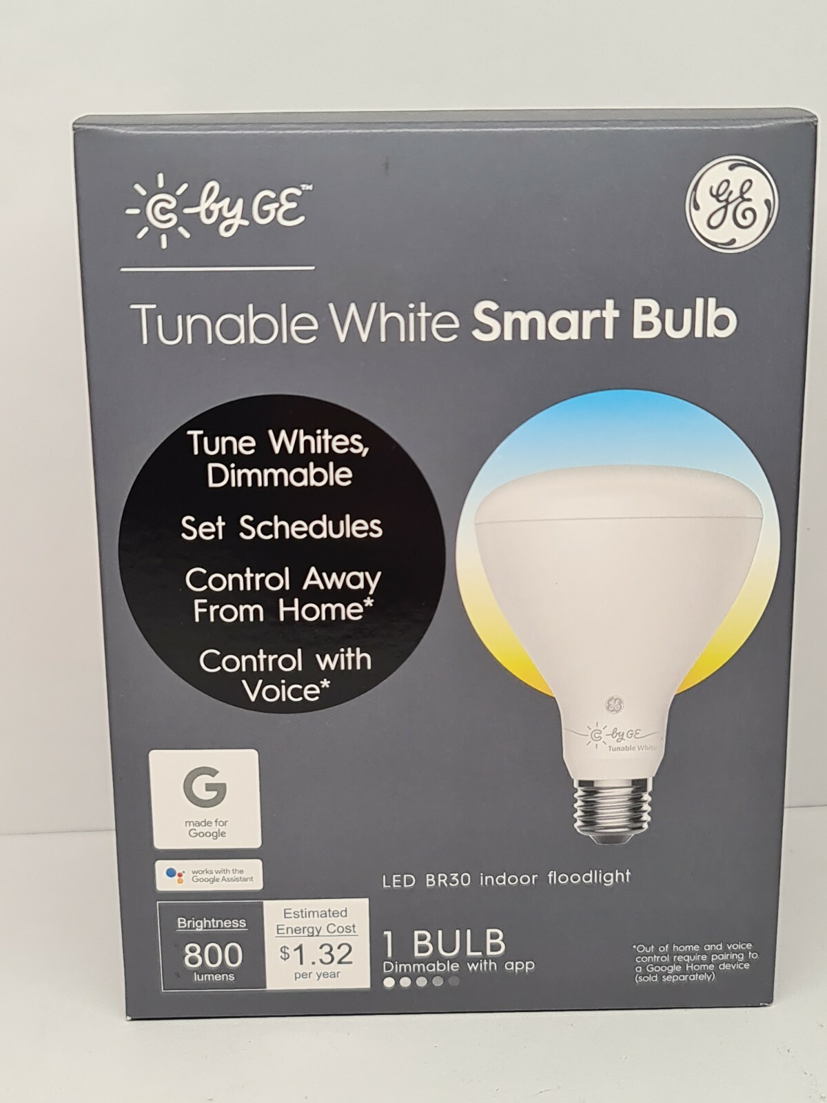 Tunable White Smart LED Indoor Floodlight Bulbs C by GE BR30 New gallery