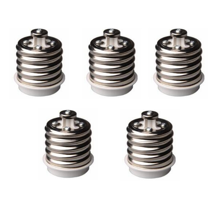 5-pack Light Bulb Socket Adapter Mogul Base E39 to Medium E26 Screw Reducer A194 gallery