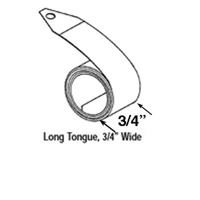 Certainteed Coiled Spring 3/4" Wide Long Tongue 405L-410L - Choose Weight gallery