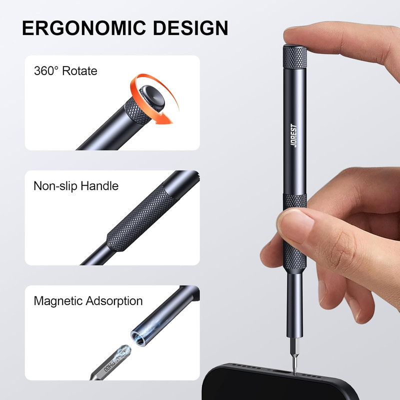 25-IN-1 Precision Screwdriver Set, Mini Repair Tool Kit with Torx for Macbook, C gallery