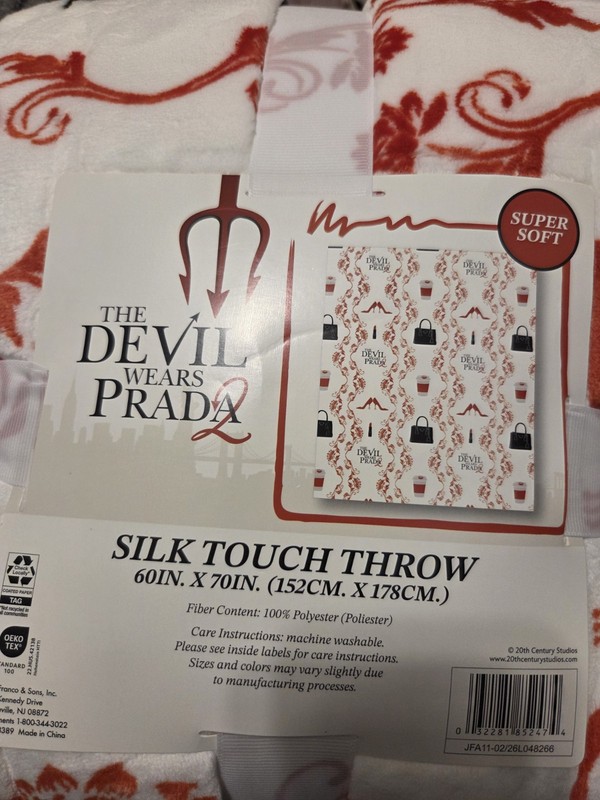 New The Devil Wears Prada 2 Silk Touch Throw Blanket, 60" x 70 gallery