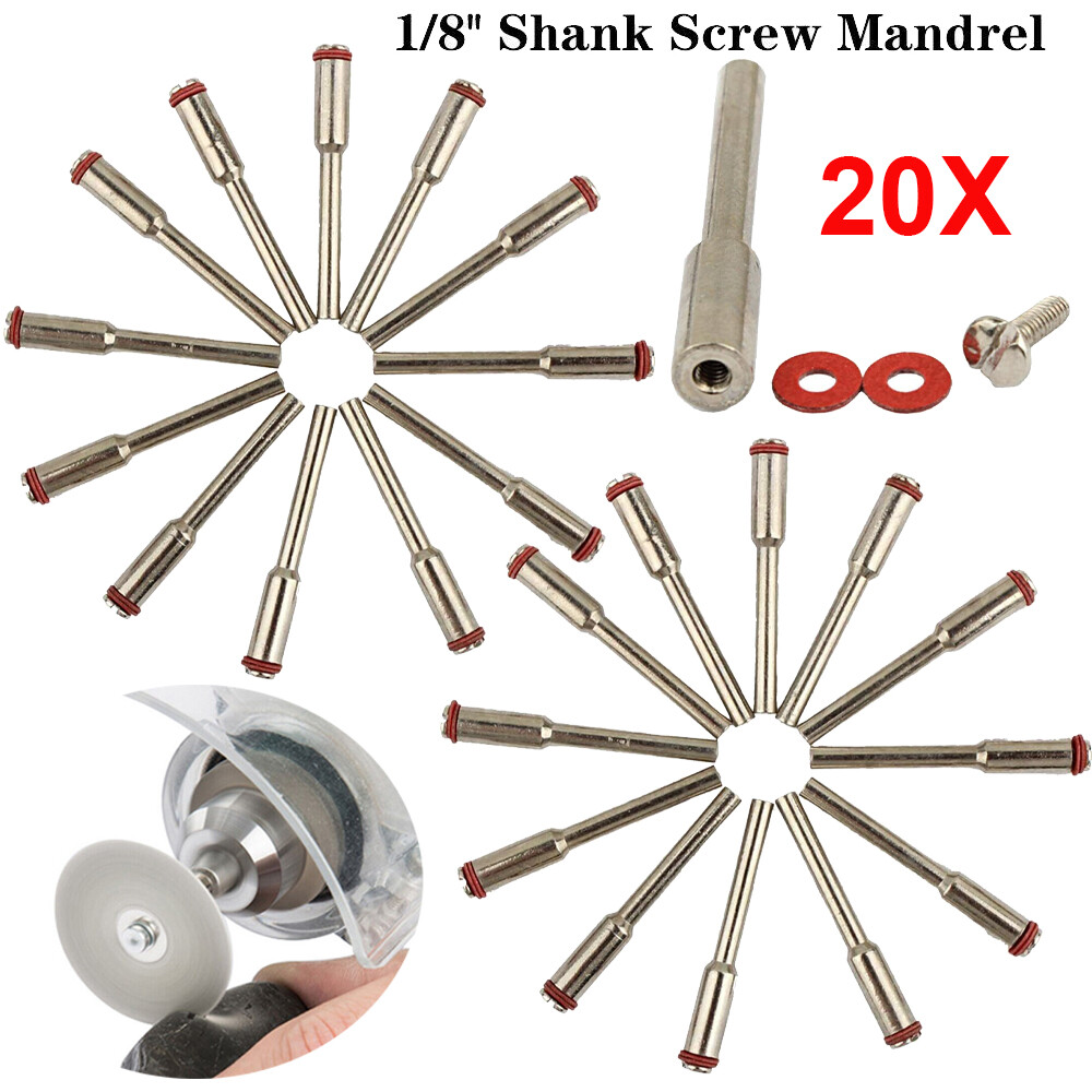 20Pcs Screw Mandrel 3mm Shank Cut-off Wheel Holder for Dremel Rotary Shaft Tool gallery