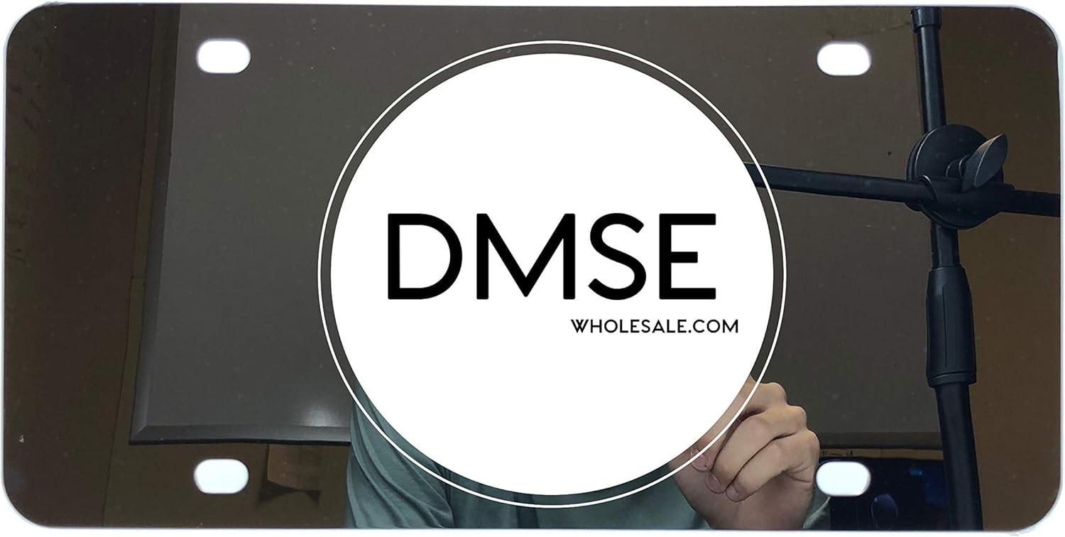 Mirror Blank Finish Stainless Steel Automotive License Plate Plates Tag for Cust gallery