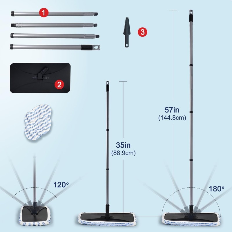 Matthew Microfiber Mop Compatible with Hardwood Floor'N More Microfiber Mop gallery