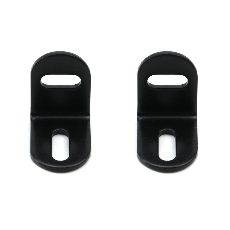 20 Pcs Black Adjustable Wood Table Top Expansion Bracket L Brackets Clips gallery