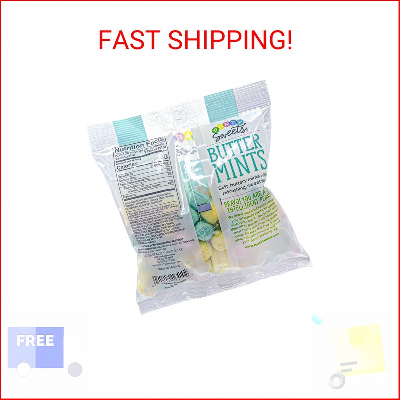 Party Sweets Assorted Pastel Buttermints, 14 Ounce, Appx. 100 pieces from Hospit gallery