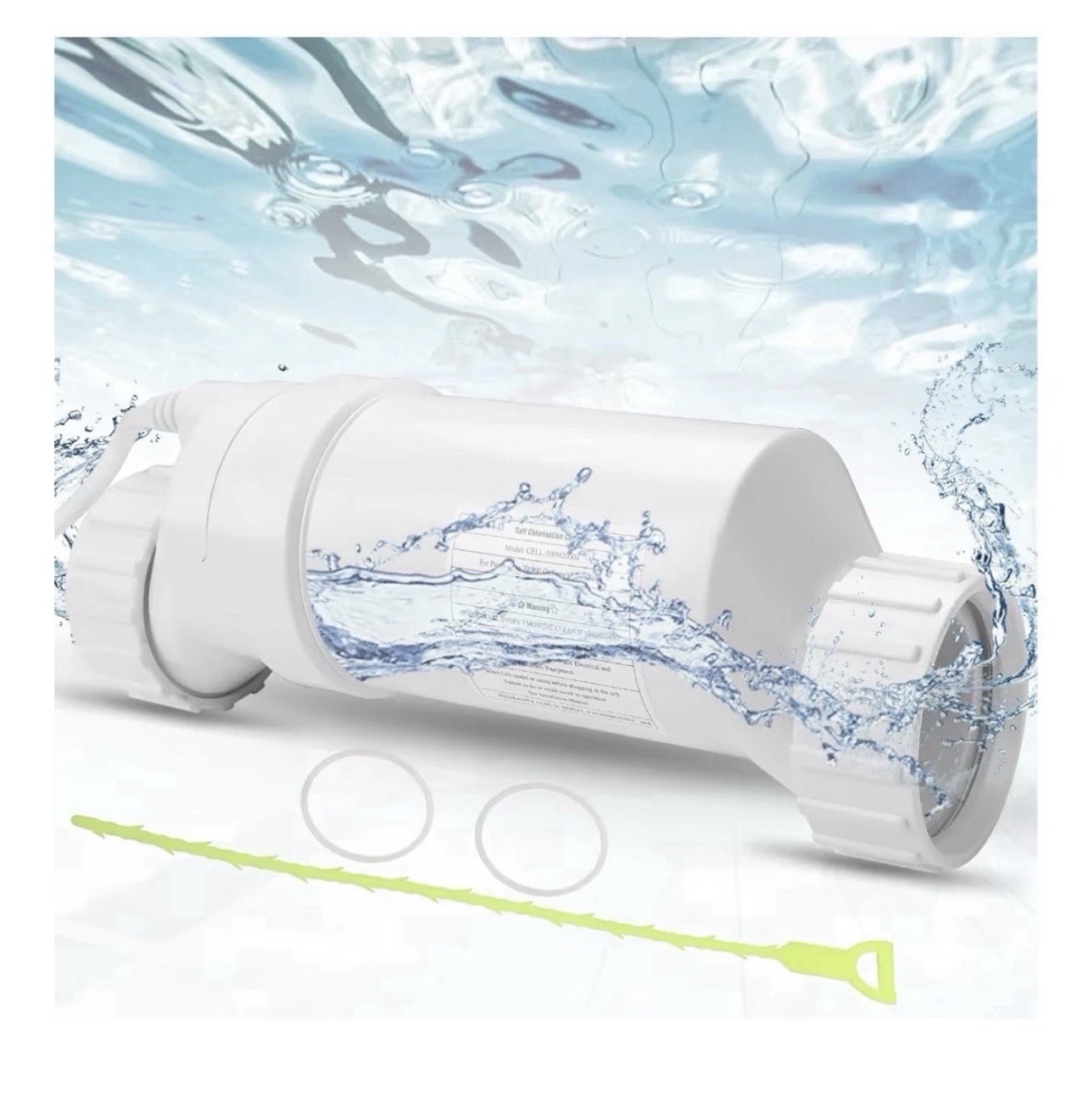 NEW Salt Water Pool Chlorinator System Cell-5 Suitable Pools Up to 20000 Gallons gallery