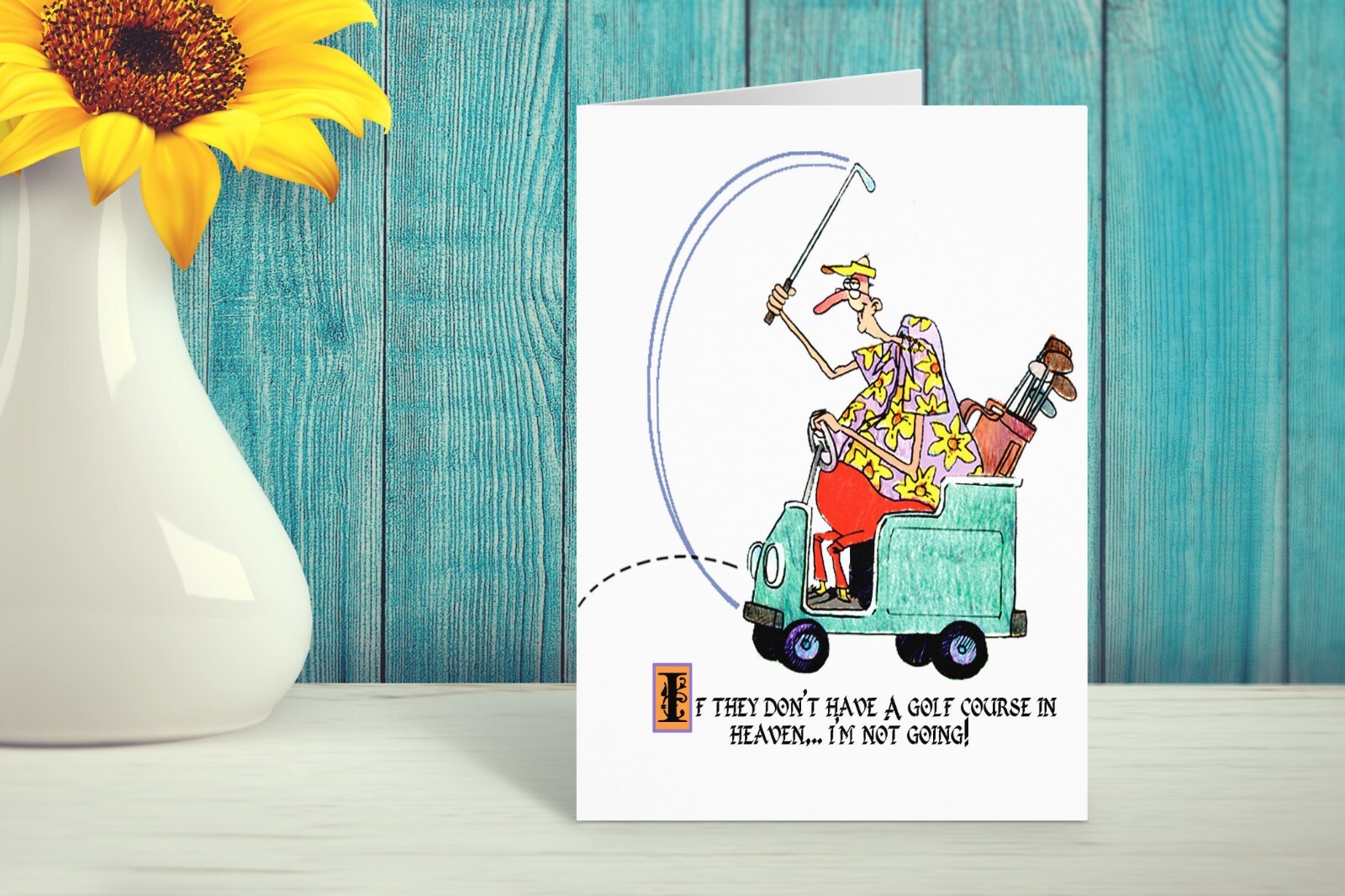 Funny Golf Cards for All Occasions | Humorous Assorted Golf Designs Note Cards gallery