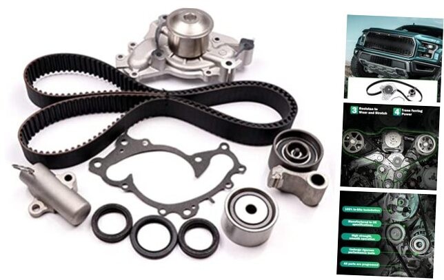 Timing Belt Kit 13568-09080 Timing Belt Water Pump Kit 2002-2003 for Lexus gallery