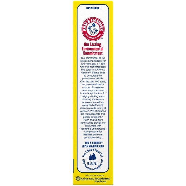 Arm & Hammer Super Washing Soda Laundry Booster, 55oz. - Pack of 5 gallery