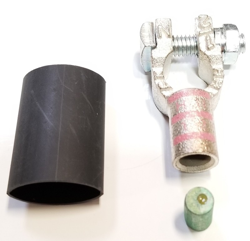 Battery Cable Ends Copper Top Post Terminal Connector Shrink Solder Slug Pellet gallery