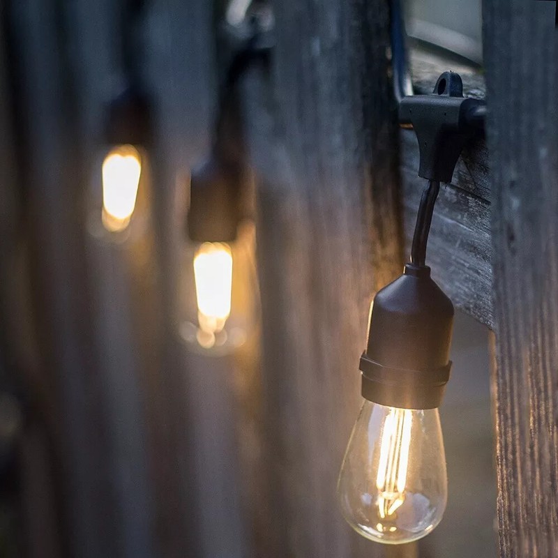 48FT Outdoor String Lights Weatherproof for Wedding Patio Garden Backyard Party gallery