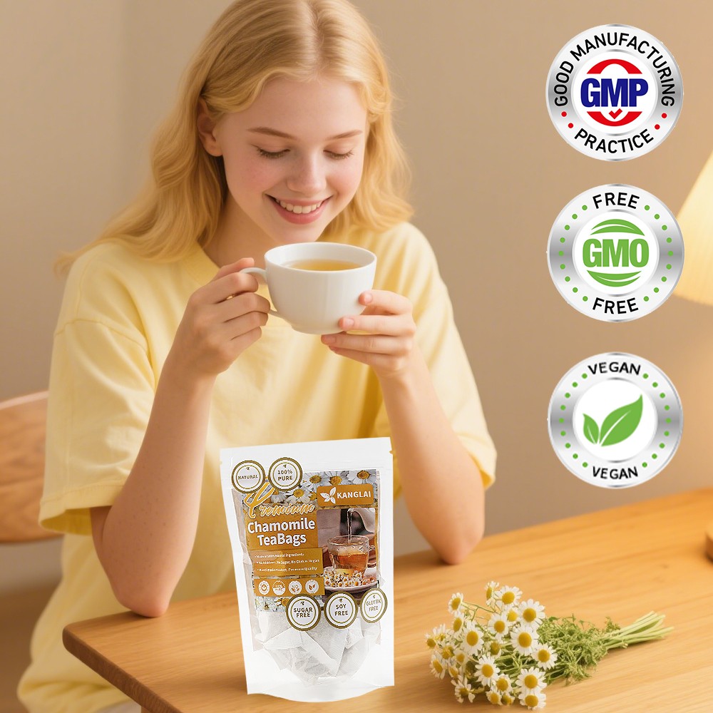 Chamomile Flower Tea, Caffeine Free 25 pieces (herbal tea bags) gallery