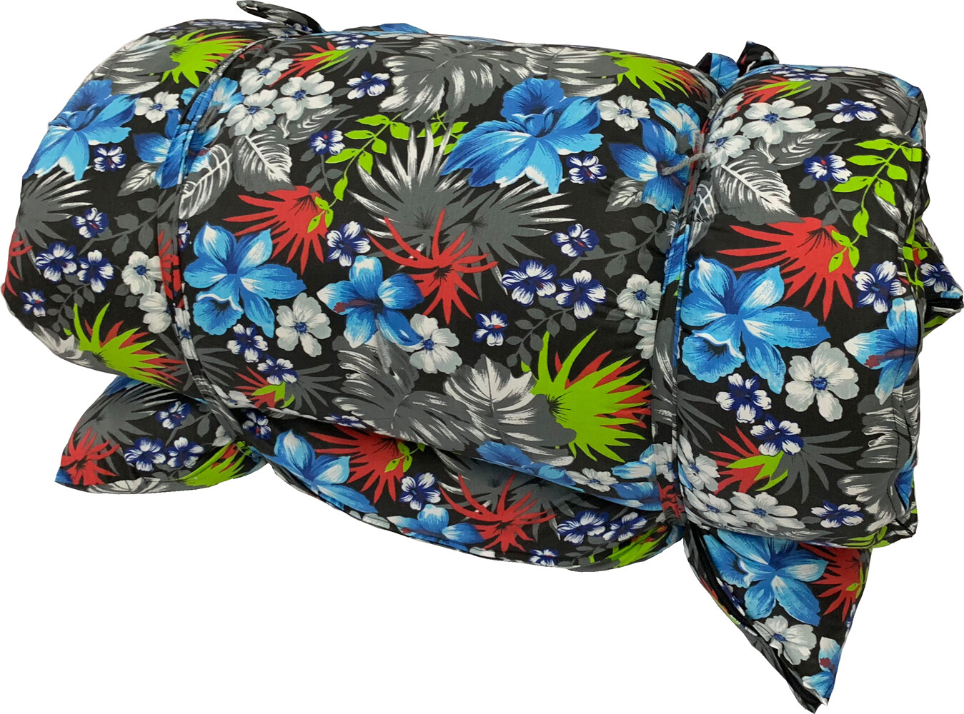 Full Japanese Floor Rolling Futon Mattresses, Cotton Pads 3x54x80, Tropical Blue gallery