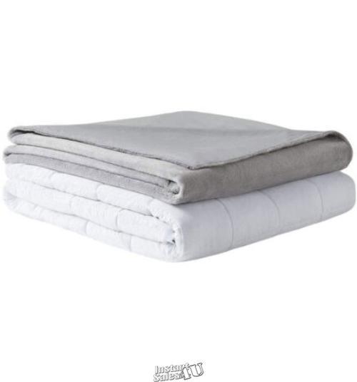 MP2 Glacier Weighted Heavy Body Blanket Reversible Cooling Warm Cover 15 Pounds gallery