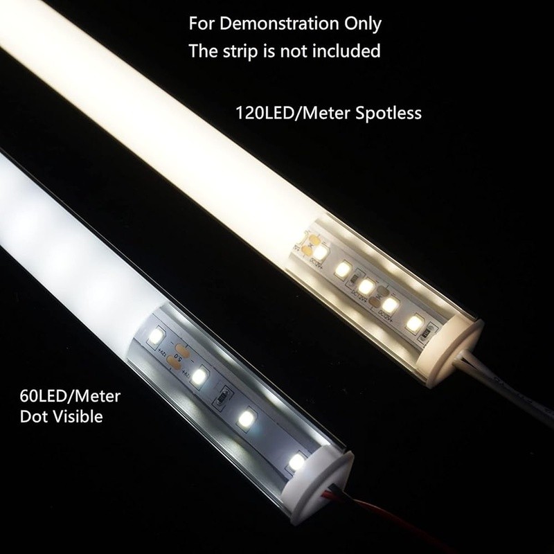 V Shape LED Strip Channel Diffuser 20 Pack UV Resistant Aluminum Profile New gallery