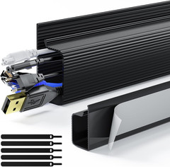 2 Pack Safe & Tidy Cable Management Solution – Protect Kids & Pets with Home & O