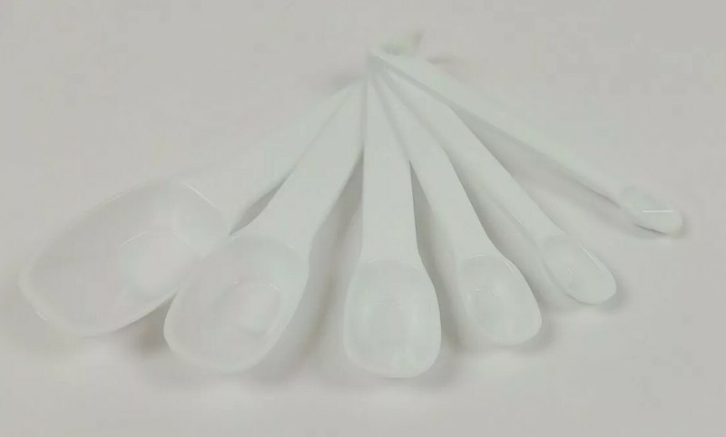 Rubbermaid Chef Measuring Spoons Plastic 6 Pc Set 1/8-1/4-1/2-1-TSP 1/2-1 TBSP gallery