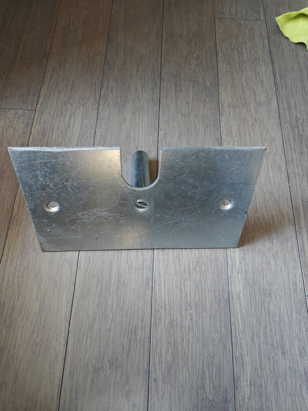 8" x 14" (6 LBS) PIPE AND DRAPE STEEL BASE WITH BASE PIN -- FOR PIPE & DRAPE KIT gallery