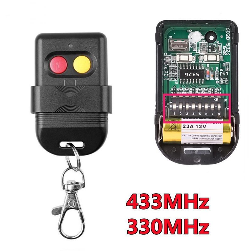 8 Dip Switch 330 433 Mhz Remote Control Gate Garage Door Opener Remote Control gallery