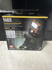 KLEIN TOOLS 56417 Rechargeable LED Work Light, 3000 Lumens, Portable Magnetic Wo