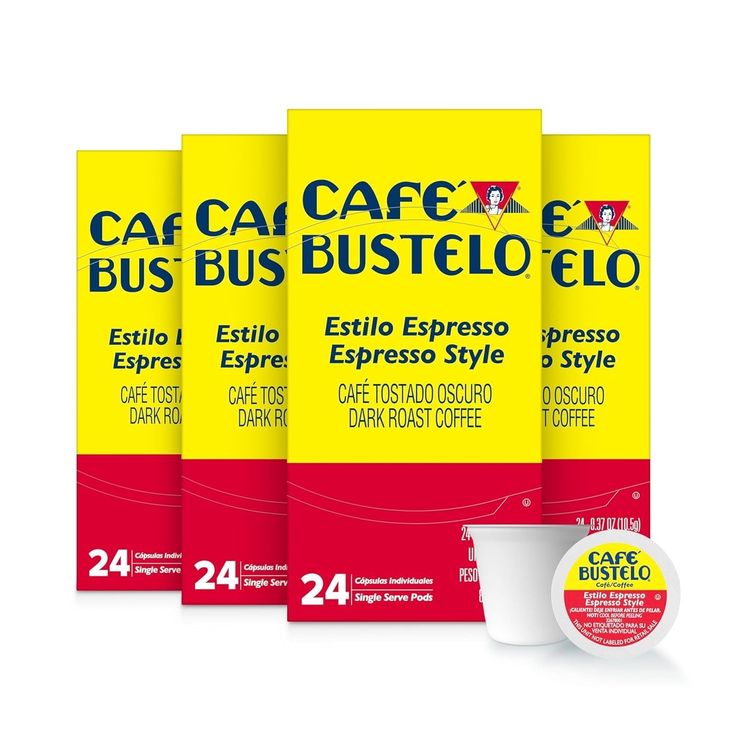 Café Bustelo Espresso Style Dark Roast Coffee, 96 Keurig K-Cup Pods gallery