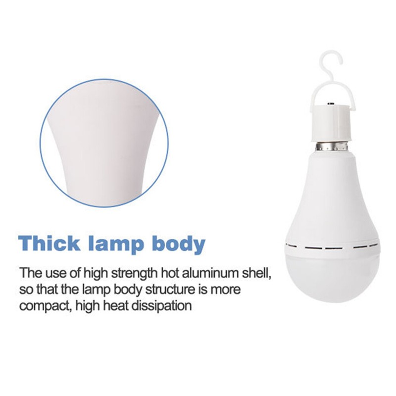 8-20Pack Rechargeable Emergency Light Bulb 60W Equivalent 1200mAh Battery Backup gallery