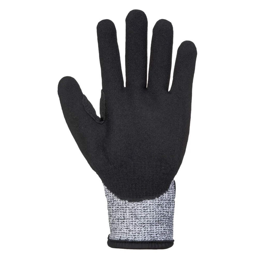 A722 anti Impact Cut Resistant Safety Work Gloves Grey/Black, Small gallery