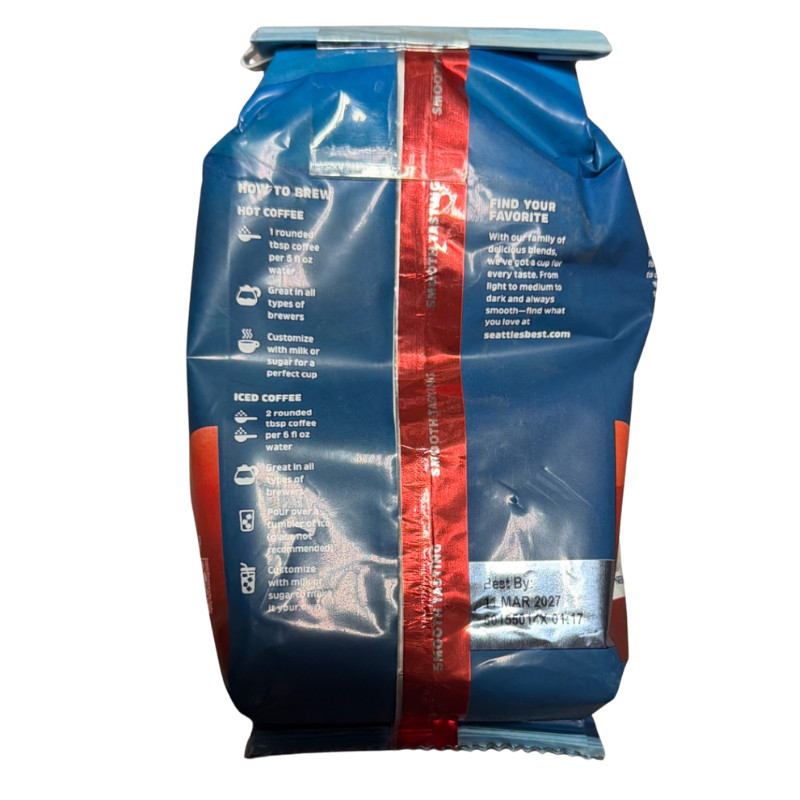 8 Pack Seattle’s Best Portside Blend Medium Roast Ground Coffee 12 oz 100% Arabi gallery