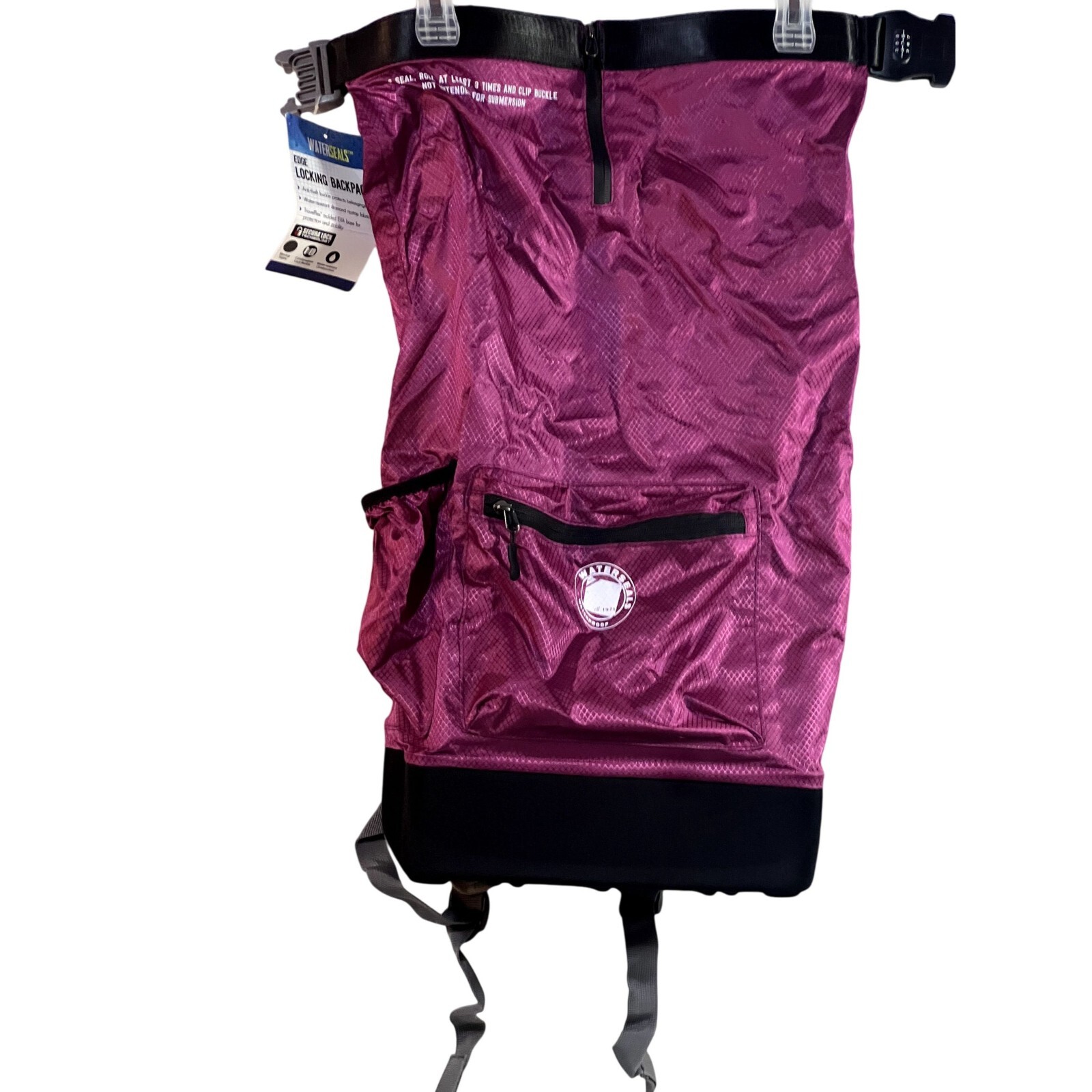 WaterSeals Edge Backpack with Secura Lock Technology Purple
