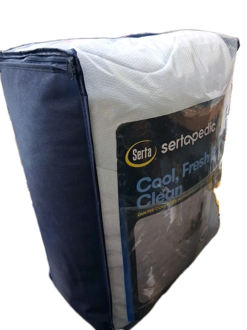 Serta Sertapedic Cool, Fresh & Clean Quilted & Protection King Matress Pad gallery
