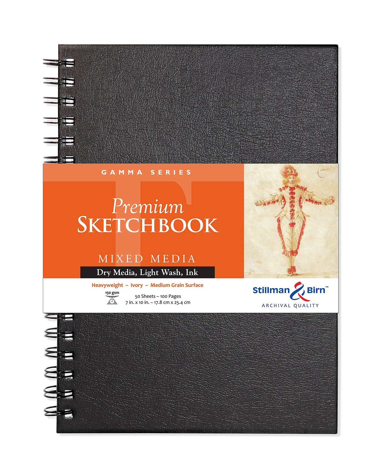 Stillman & Birn Gamma Series - Wirebound Sketchbook - Portrait 7 x 10 - 150gsm gallery