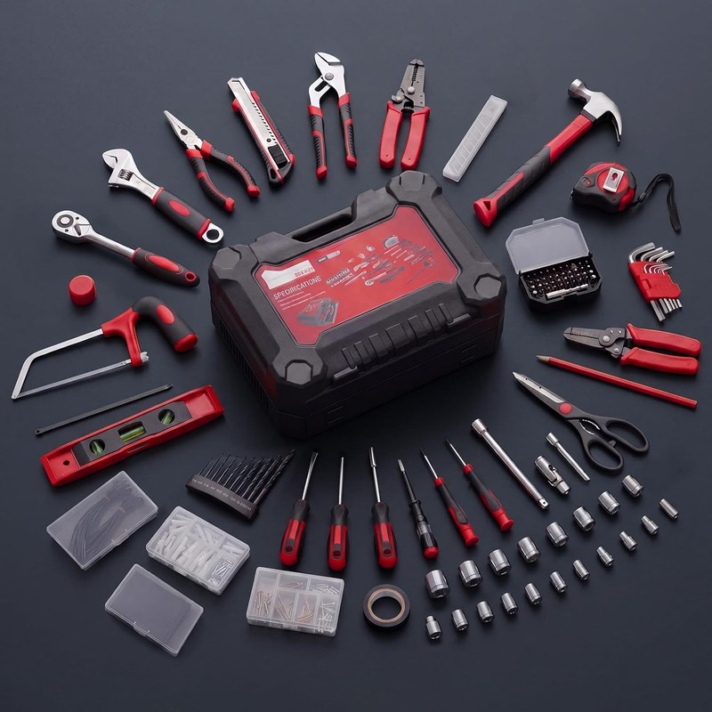 OLIXIS 330-Piece Complete Tool Box Set Durable Homeowner Repair Tool Kit Home gallery