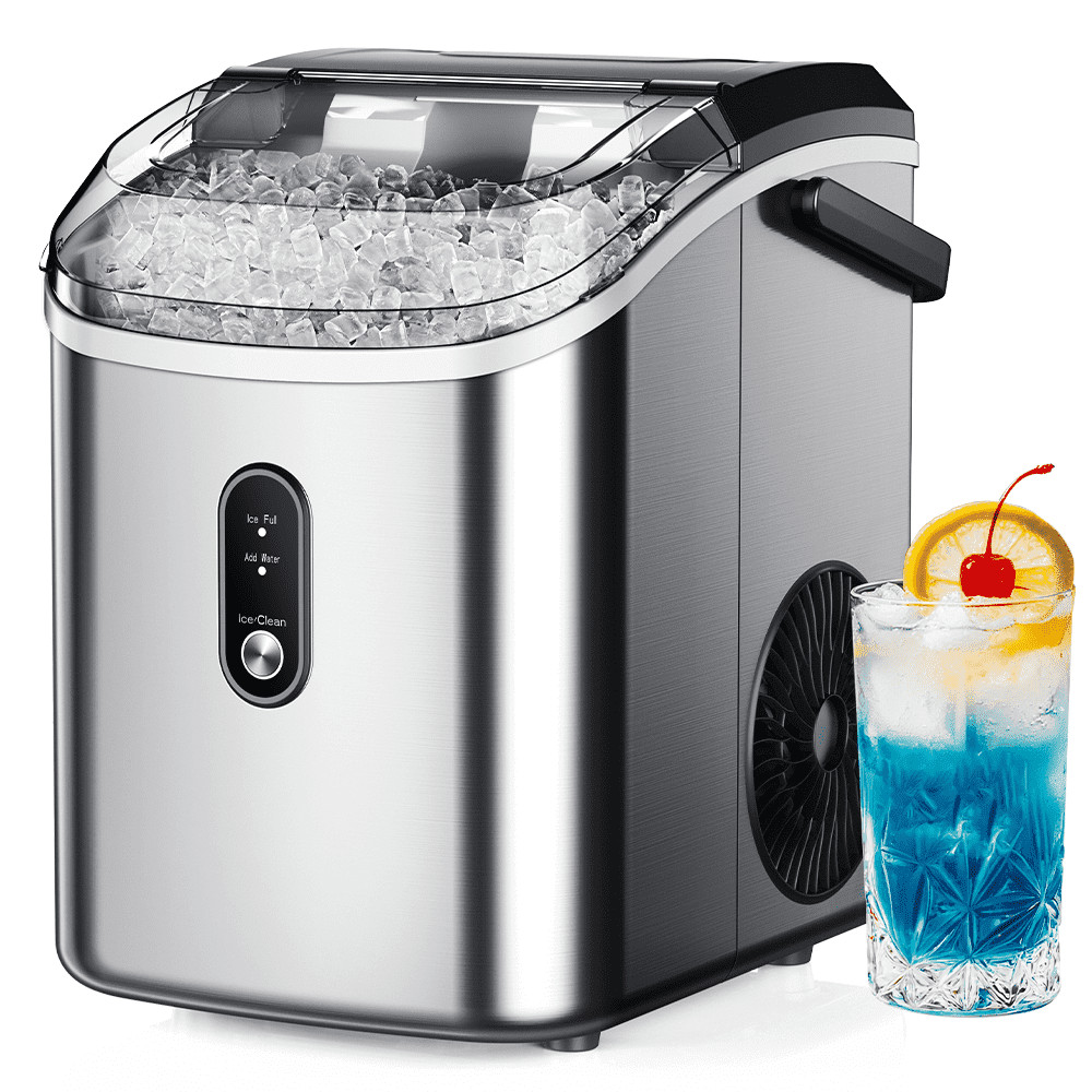 Simzlife IM-12G Countertop Portable Ice Maker Machine, Silver gallery