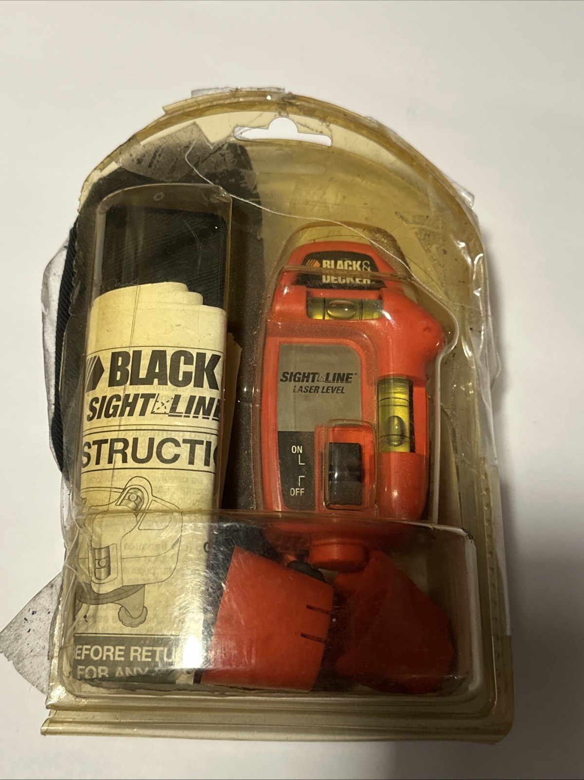 Black & Decker Crossfire Laser Level BDL310S w/ Case & Mount NOS gallery