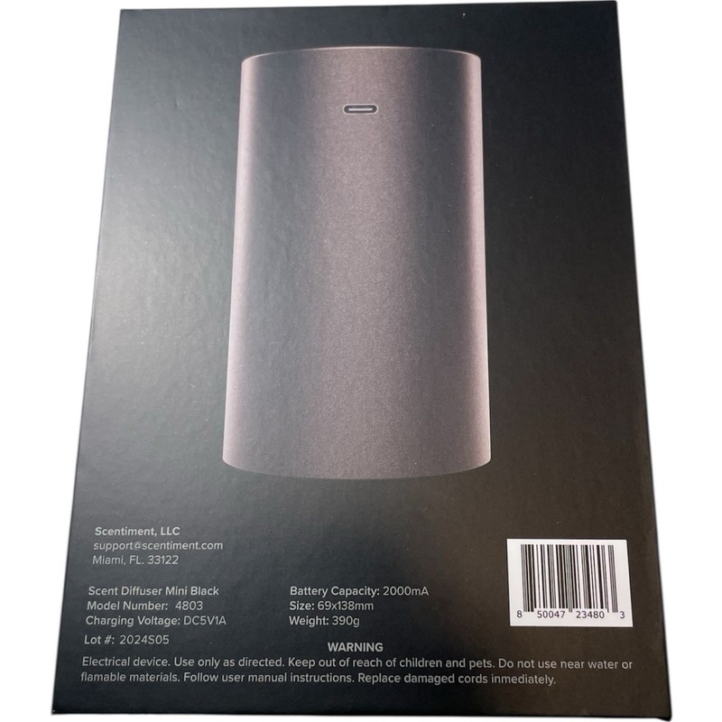 Scentiment Scent Diffuser Mini Black Model 4803 - Brand NEW gallery