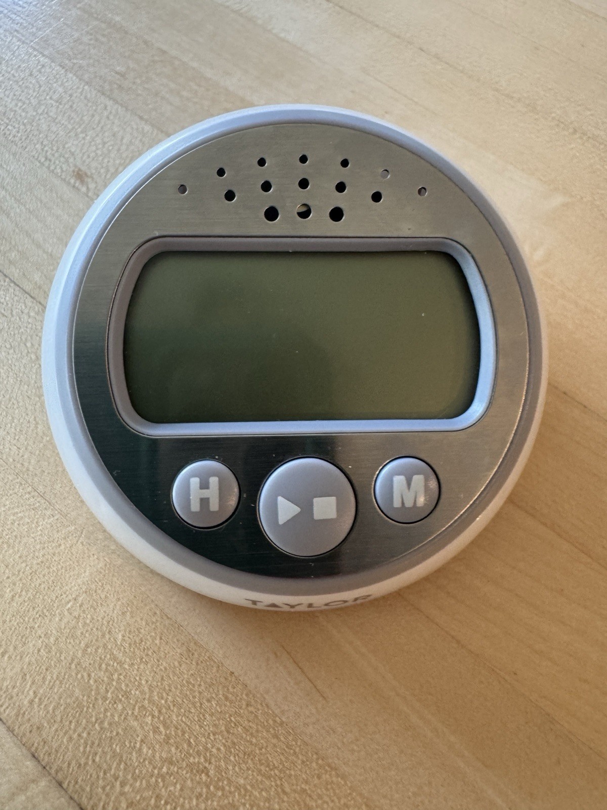 Taylor Super Loud 95DB Digital Kitchen Cooking Timer Countertop White Silver gallery