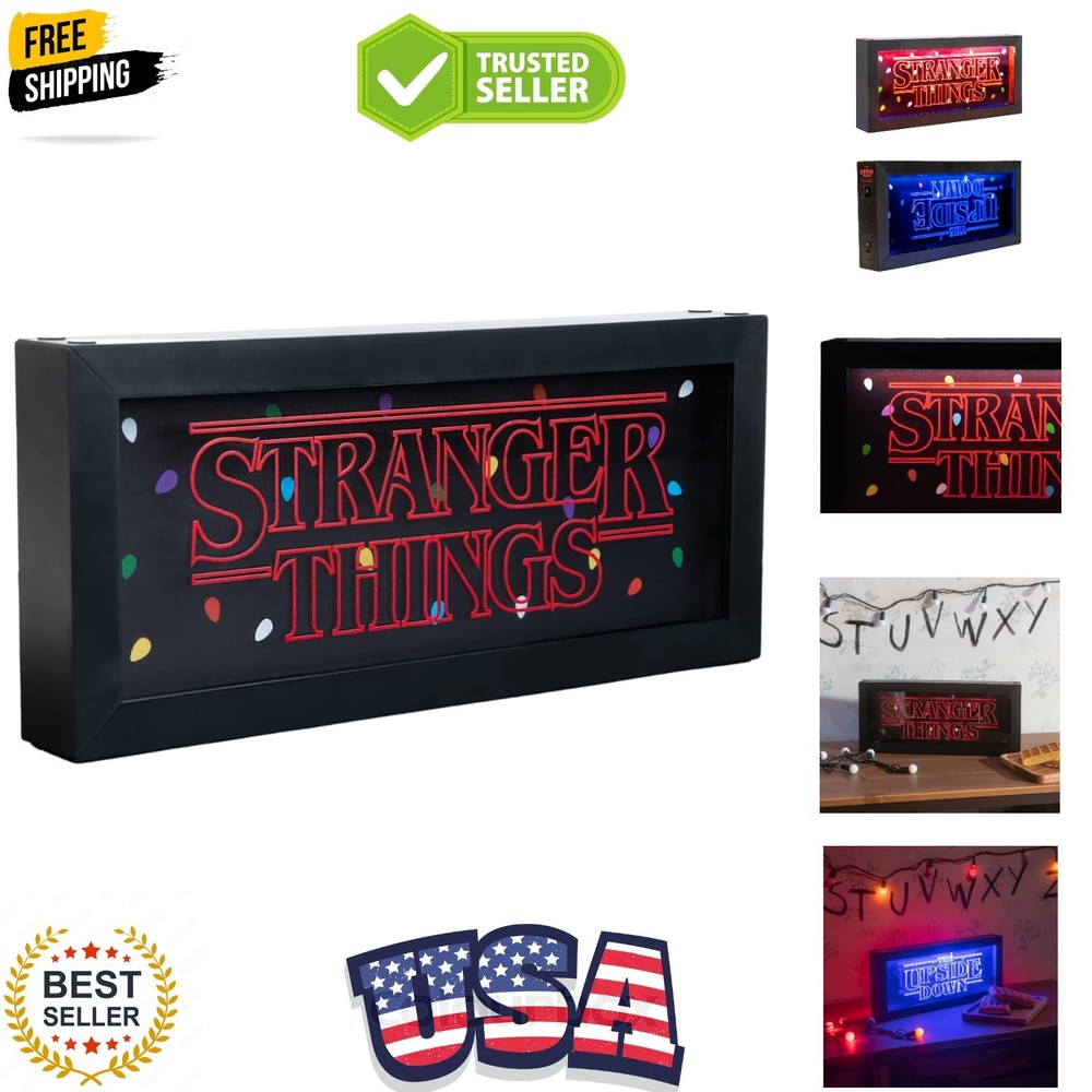 Stranger Things Merchandise - 4 Lighting Modes - Official Stranger Things Lam...
