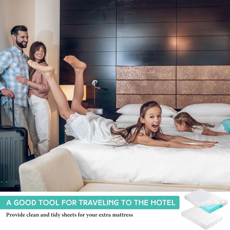 Versatile Twin-Sized Mattress Topper Cover - Suitable for Gel and Latex Beds gallery