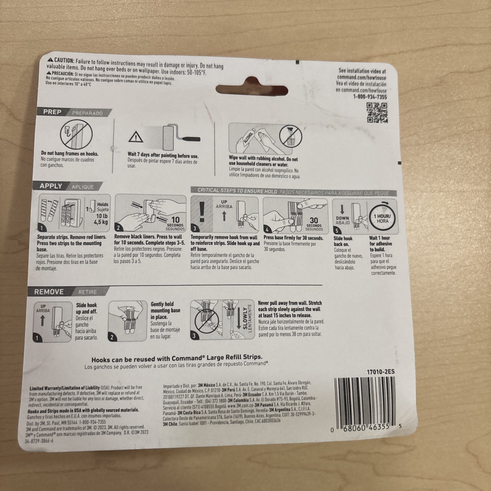 3M Command 10 lb XL Heavyweight Hook, Wall Hooks - 3 PACK gallery