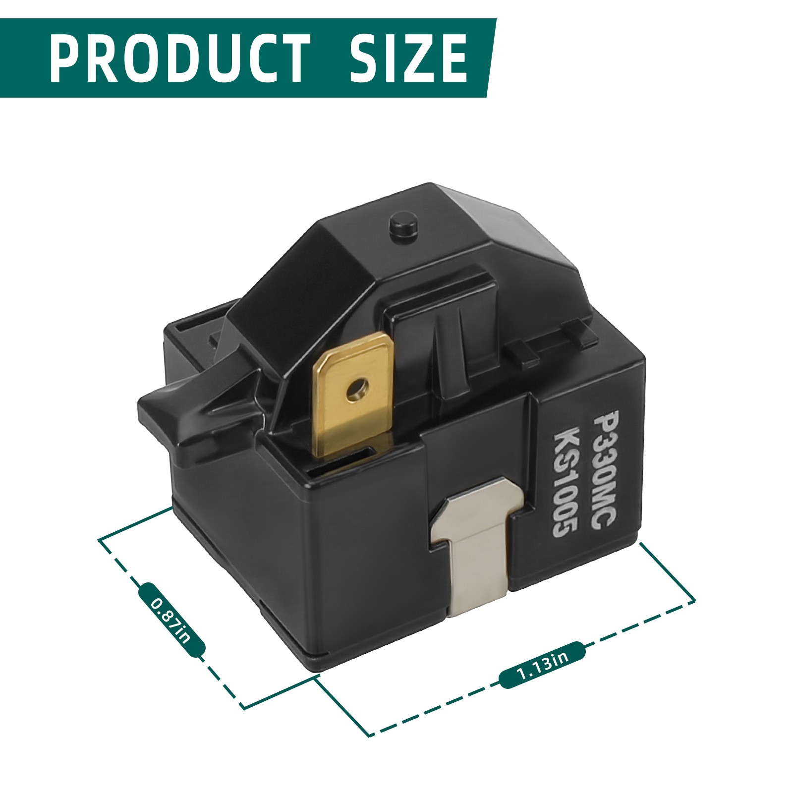 Start Relay P6R8MC PTC for LG Magic Chef Refrigerator Dehumidier Compressor 1PIN gallery