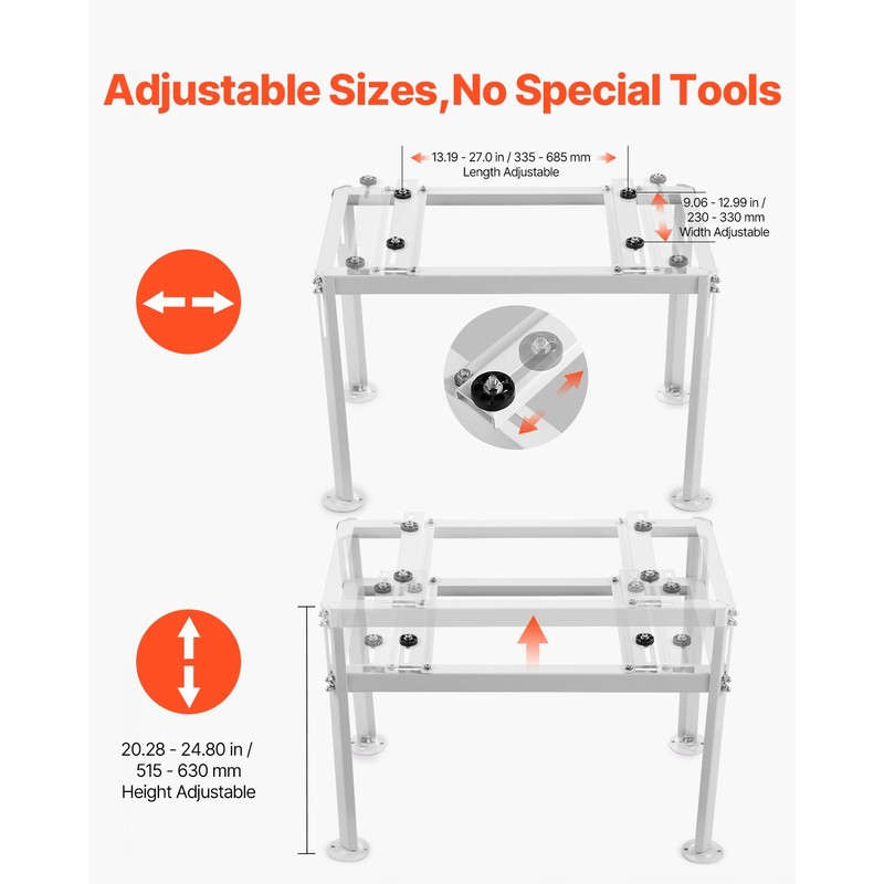 Mini Split Ground Stand Adjustable Anti Vibration for 9000-18000 BTU gallery