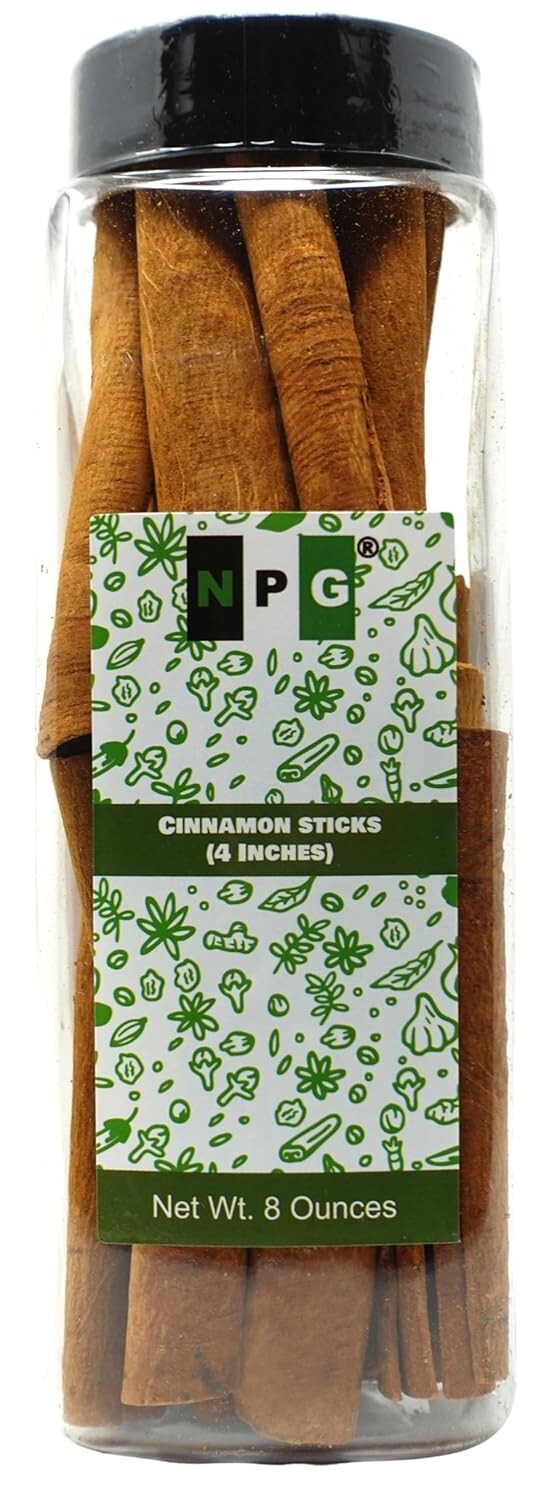 NPG Cinnamon Sticks 4'' Length 8 Ounces, Strong Aroma Cassia Cinnamon Sticks gallery