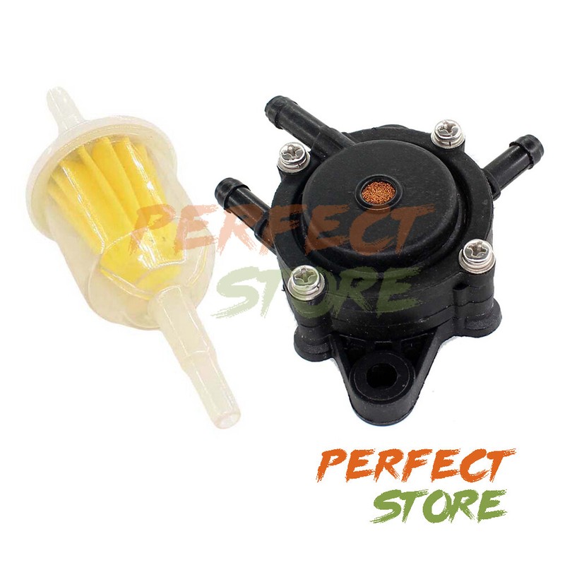 Fuel Pump Fuel Filter Kit For Craftsman YT4000 Lawn Tractor 24HP Engine gallery